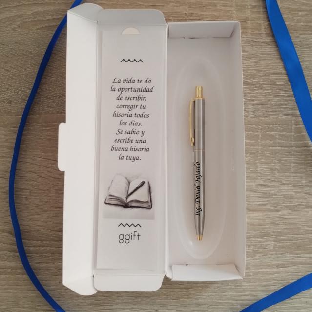 Bolígrafo personalizado con grabado laser LUXERY