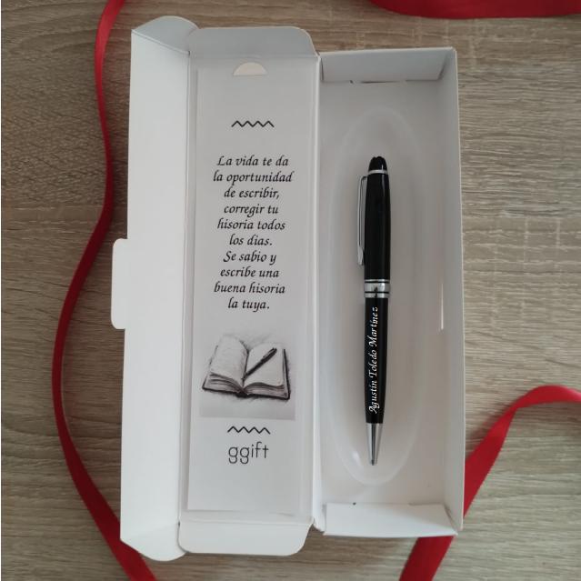 Bolígrafo personalizado con grabado laser ICE