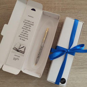 Bolígrafo personalizado con grabado laser LUXERY