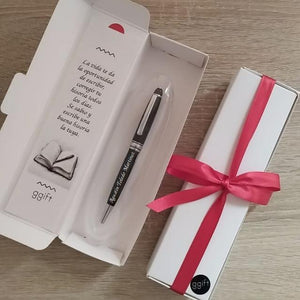 Bolígrafo personalizado con grabado laser ICE