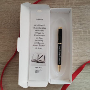 Bolígrafo personalizado con grabado laser GOLDEN