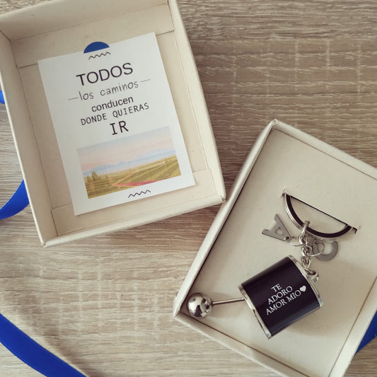 CAJA DE CAMBIOS (INCLUYE GRABADO) — Llavero personalizado | GGIFT