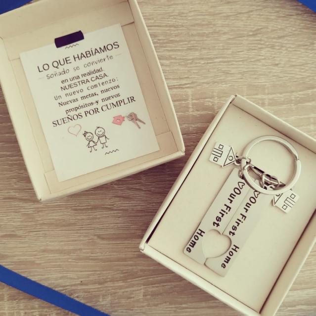 DUO FIRST HOME — Llavero personalizado | GGIFT