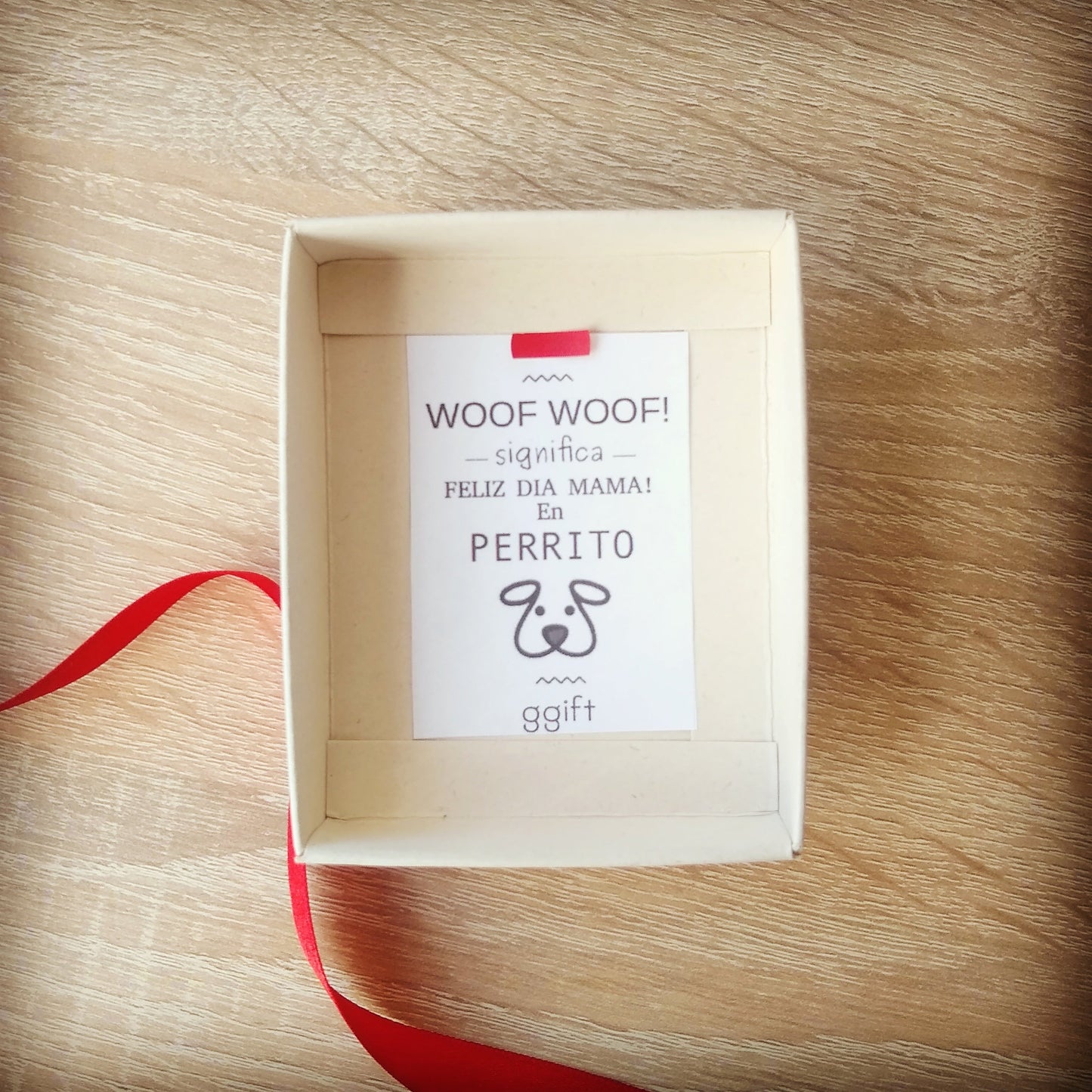 LLavero Perrito WOOF WOOF — Llavero personalizado | GGIFT