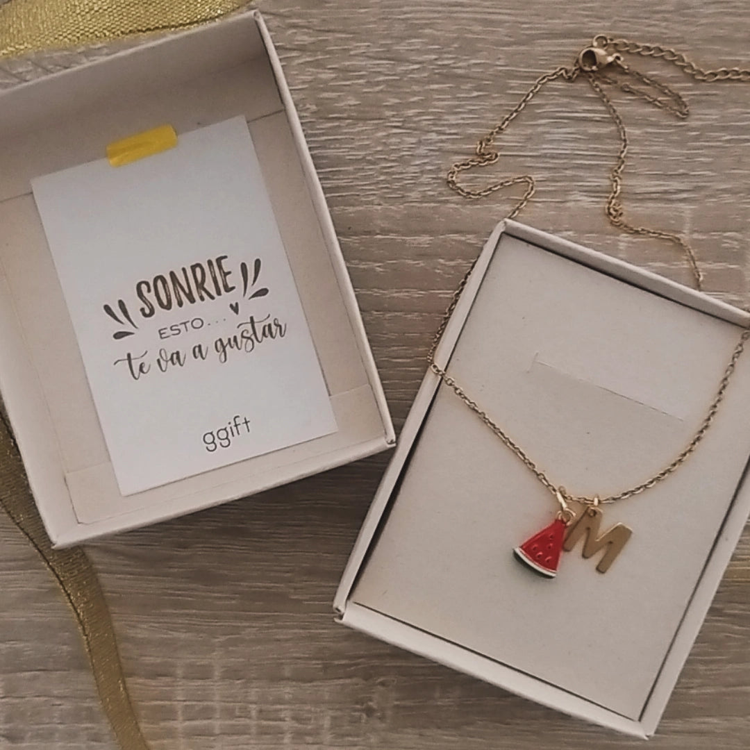 Cadena Sandia WaterMelon — Collar personalizado | GGIFT