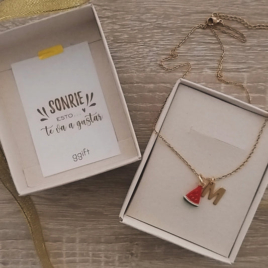 Cadena Sandia WaterMelon — Collar personalizado | GGIFT
