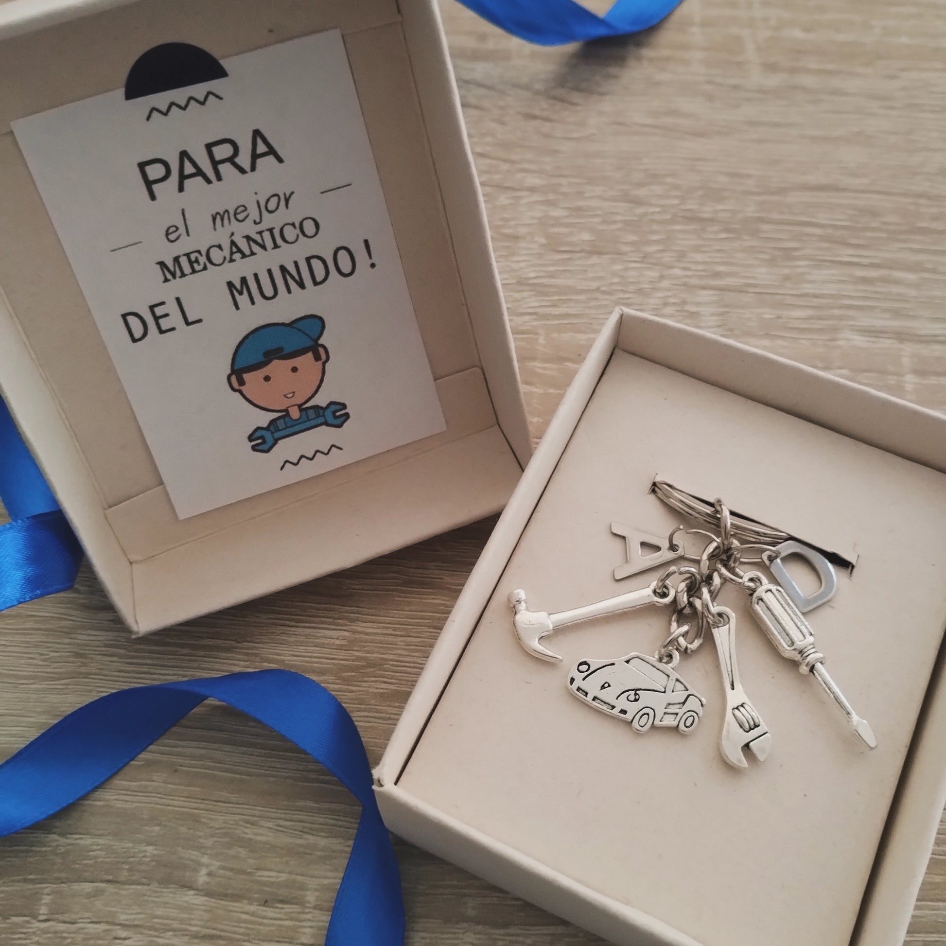 Llavero herramientas SILVER MECANICO — Llavero personalizado | GGIFT