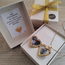 Cargar imagen en el visor de la galería, Relicario con Fotos personalizadas HEART
