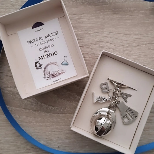 Llavero Ingeniero Químico COOL — Llavero personalizado | GGIFT