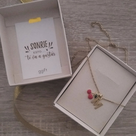 Cadena Cereza LITTLE CHERRY — Collar personalizado | GGIFT