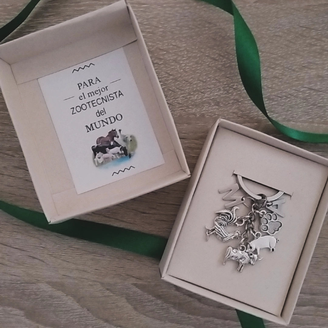 LLavero Animales SILVER ZOOTECNISTA — Llavero personalizado | GGIFT