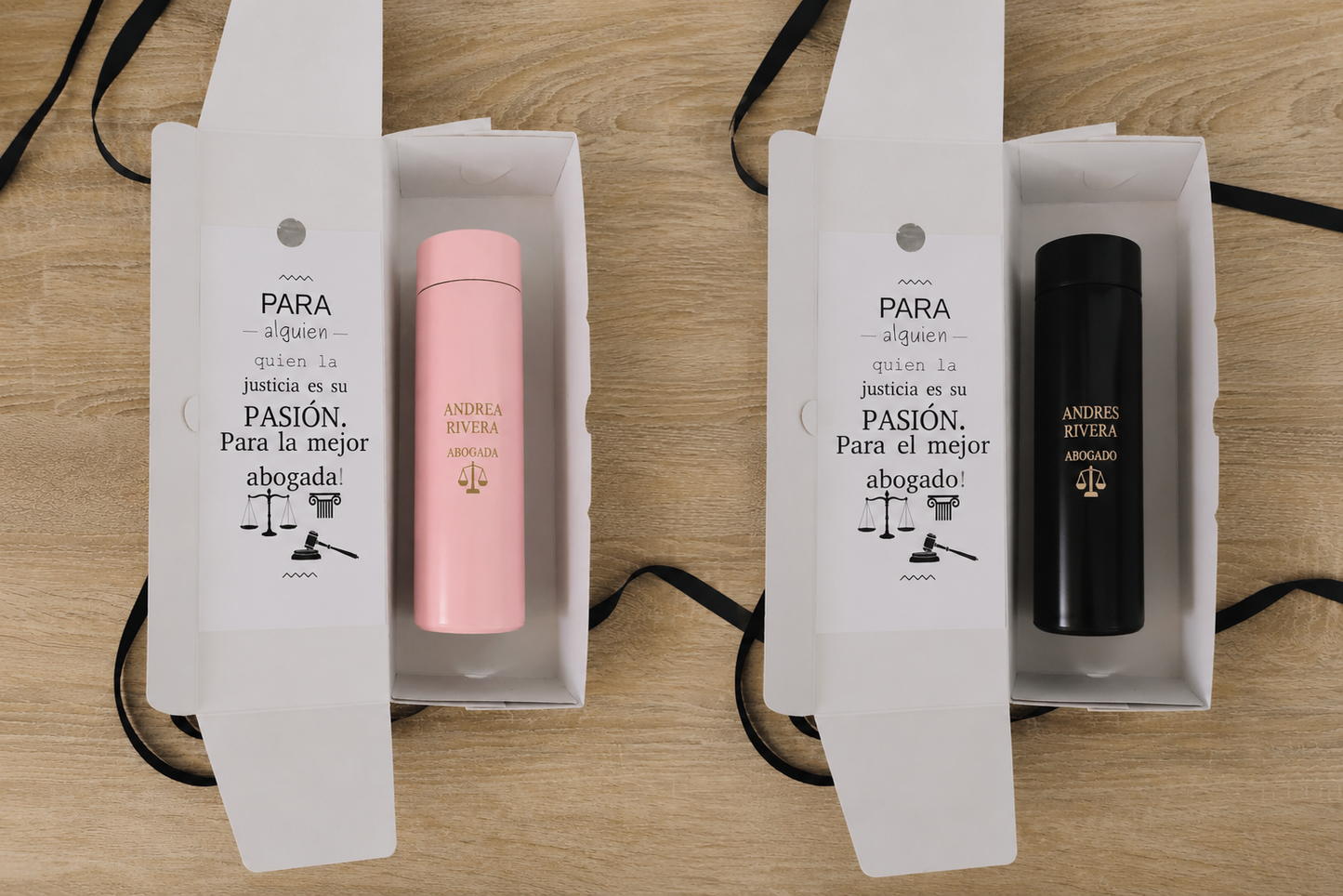 Duo Termos personalizado con grabado laser