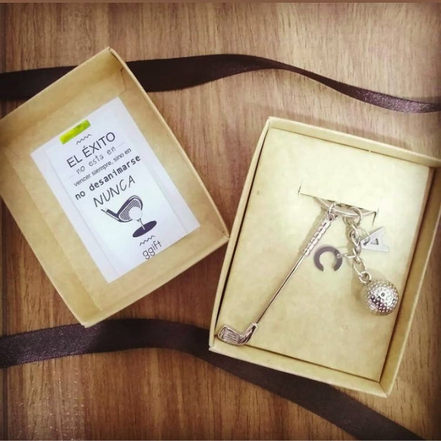 LLavero Golf SILVER — Llavero personalizado | GGIFT