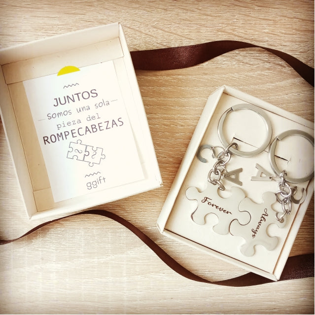 ALWAYS FOREVER (INCLUYE 4 LETRAS) — Llavero personalizado | GGIFT
