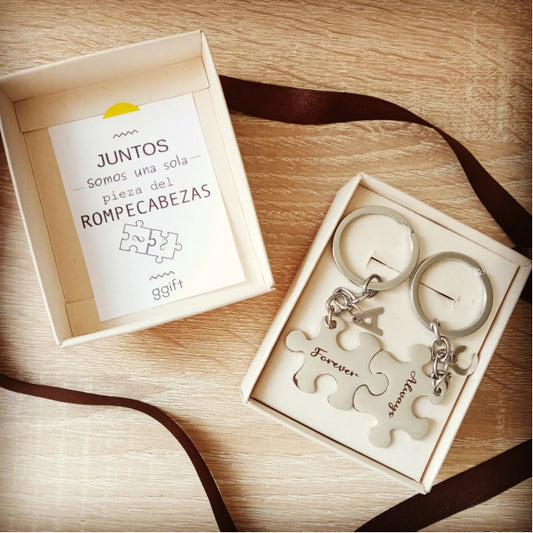 ALWAYS FOREVER (INCLUYE 2 LETRAS) — Llavero personalizado | GGIFT
