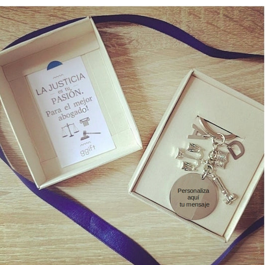 Llavero Abogado, Abogada SUPER CON PLACA PERSONALIZADA — Llavero personalizado | GGIFT