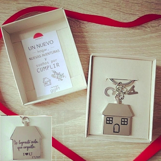 LINDO HOGAR (INCLUYE GRABADO) — Llavero personalizado | GGIFT
