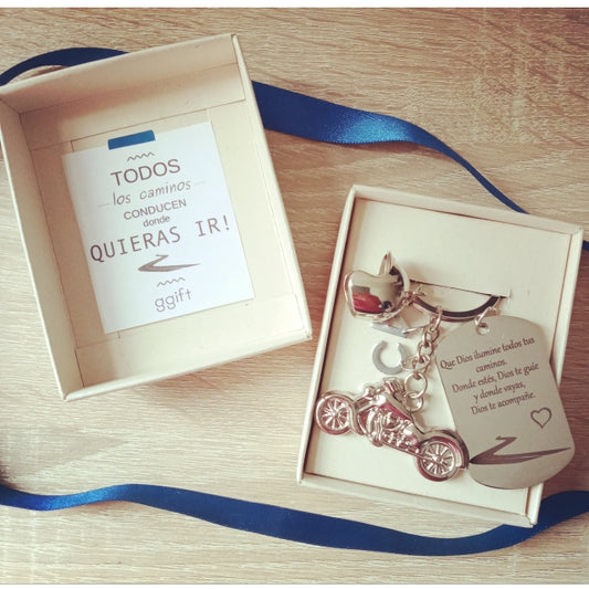 DIOS TE CUIDA DUO HOT — Llavero personalizado | GGIFT