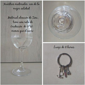 Llavero Optómetra Oftalmólogo SILVER GLASSES
