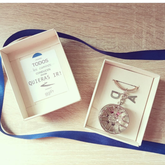 LLavero Rin SILVER WHEEL — Llavero personalizado | GGIFT
