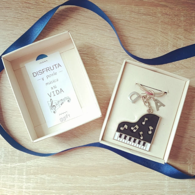 Llavero Piano SILVER — Llavero personalizado | GGIFT