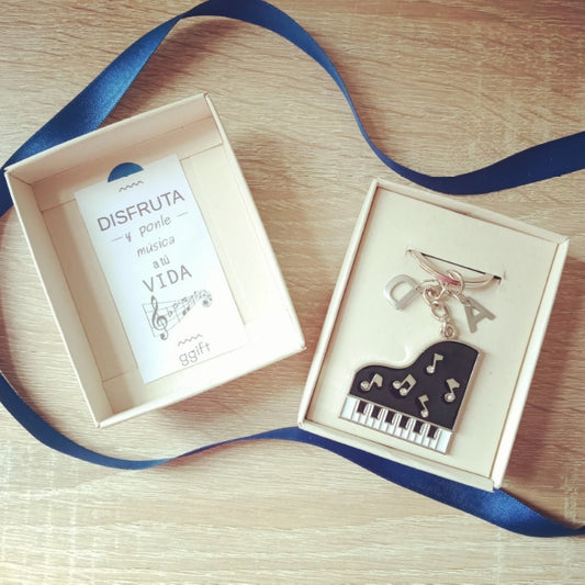 Llavero Piano SILVER — Llavero personalizado | GGIFT