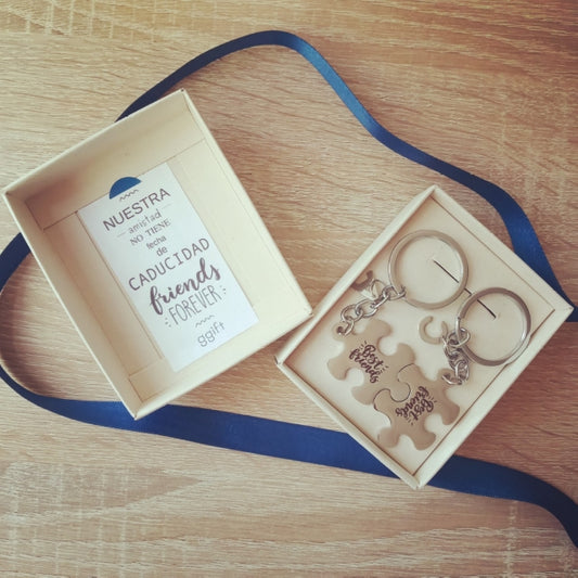 BEST FRIENDS ROMPECABEZAS (INCLUYE 2 LETRAS) — Llavero personalizado | GGIFT