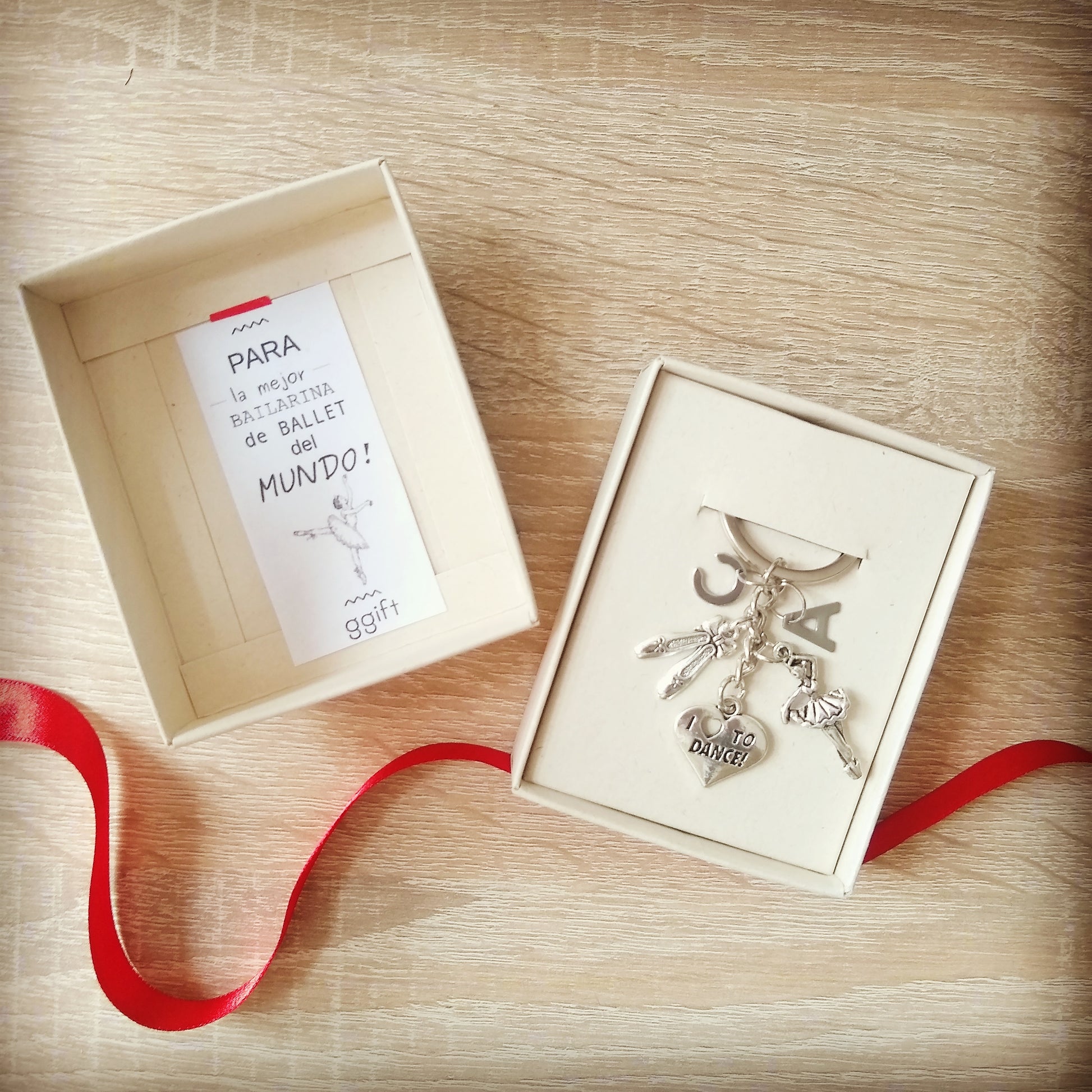 Llavero Ballet SILVER BALLET — Llavero personalizado | GGIFT