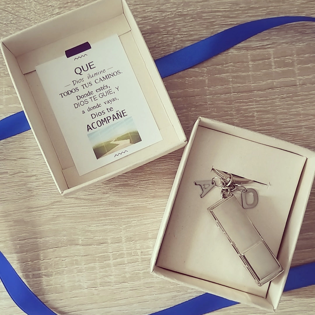 Llavero BUS SILVER — Llavero personalizado | GGIFT