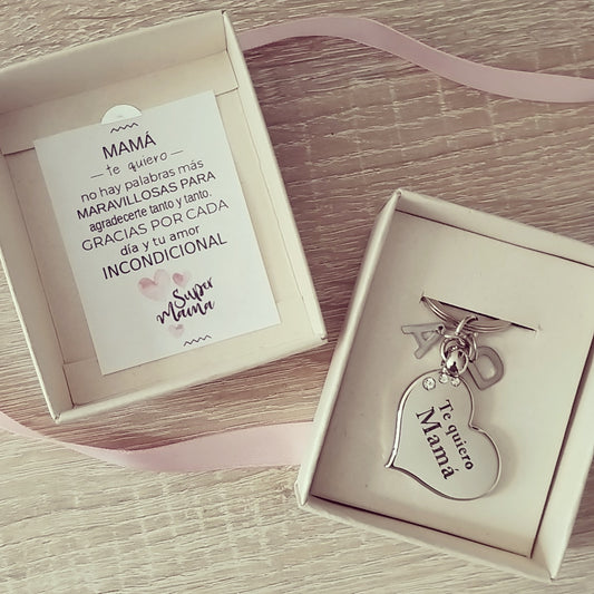 Llavero mamá TE QUIERO MAMA — Llavero personalizado | GGIFT