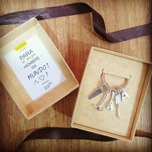 Llavero herramientas SILVER TOOLS — Llavero personalizado | GGIFT